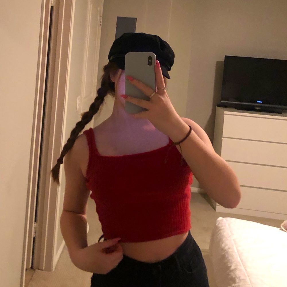 ribbed tank top